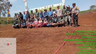 Apresiasi Kelompok Tani Sambut Kunjungan Dandim 0626/Kabupaten Bandung di Lahan Ketahanan Pangan Tanjungwangi