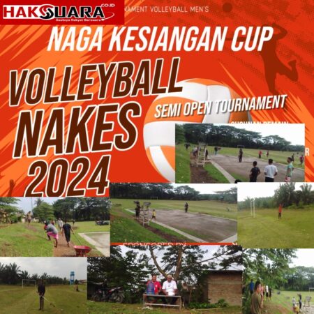 Jelang Bergulirnya Turnamen Bola Volley “Naga Kesiangan Cup” 2024 Panitia Finalisasi Sarana Pertandingan