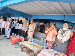 Bhabinkamtibmas Pulau Tidung Hadiri Pelantikan 145 Taruna-Taruni SMKN 61 Jakarta Angkatan XVII Tahun 2024