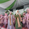 Widia Ningsih Calon wakil Bupati Lahat Menari Umak Oi Umak