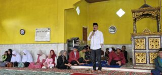 Bursah Zarnubi Hadiri Peringatan Maulid Nabi di Masjid At Taqwa Desa Tunggul Bute