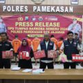 Operasi Tumpas Narkoba Semeru, Polres Pamekasan Mengamankan 8 pengedar dan 1 pengguna Narkoba