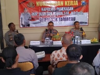 Kunjungan Kerja Wakapolres Pamekasan, Laksankan Tugas Sesuai SOP Setiap Tahapan Pilkada 2024