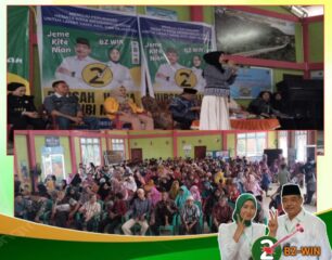 Warga Desa Pagar Batu Kompak Hadiri Kampanye BZ-WIN