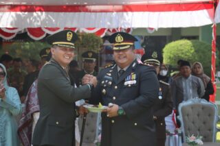 HUT TNI Ke-79, Kapolres Pamekasan Berikan Kejutan kepada Dandim 0826 Pamekasan