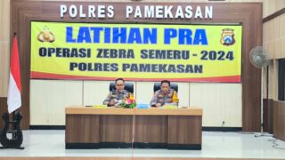 Latihan Pra Operasi Zebra Semeru 2024, Inilah Beberapa Penekanan Wakapolres Pamekasan