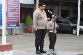 Jelang Pelantikan Presiden, Polres Pamekasan Gelar Apel Siaga Satu