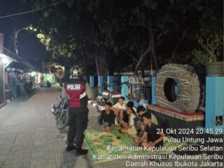 Polsek Kepulauan Seribu Selatan Gelar Patroli Malam Perintis Presisi, Cegah Tawuran Remaja Jelang Pilkada 2024