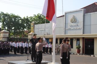 Polres Pamekasan Gelar Upacara Sumpah Pemuda ke-96, Maju Bersama Indonesia Raya