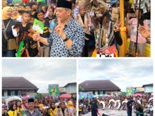 HEBOH ! BZ-WIN Menari Kuda Lumping Bersama Masyarakat