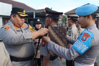 Kapolres Pimpin Langsung Serah Terima Jabatan 6 Pejabat Utama Polres Pamekasan