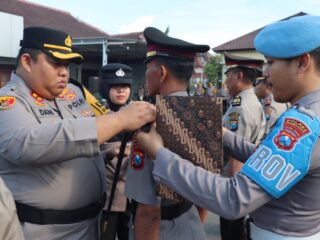 Kapolres Pimpin Langsung Serah Terima Jabatan 6 Pejabat Utama Polres Pamekasan