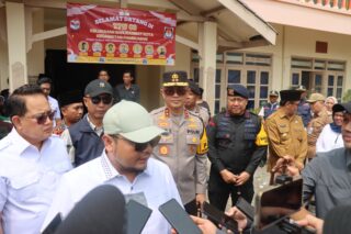 Kapolda Jatim Bersama Rombongan, Kunker Dalam Rangka Kesiapan Pelaksanaan Pilkada di Pamekasan