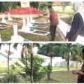 Cabup Bursah Zarnubi Tabur Bunga Dan Do'a Di Makam Pahlawan Lahat