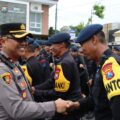 Apel Pelepasan BKO Brimob, Wakapolres Pamekasan Ucapkan Apresiasi Atas Dedikasi Serta Loyalitas Personel Brimob