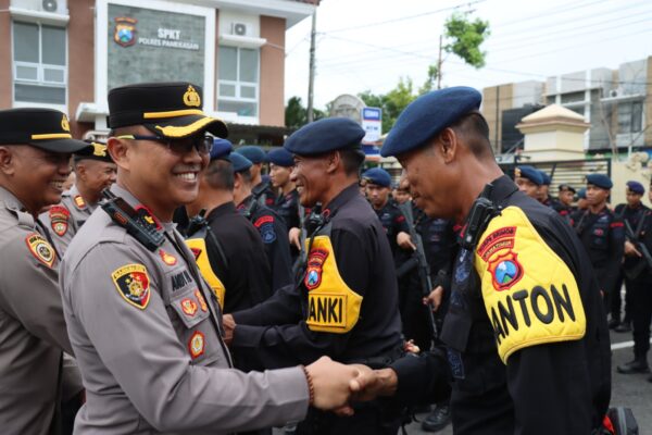 Apel Pelepasan BKO Brimob, Wakapolres Pamekasan Ucapkan Apresiasi Atas Dedikasi Serta Loyalitas Personel Brimob