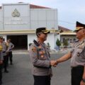 Wakapolres Pamekasan Pimpin giat Upacara Kenaikan Pangkat Pengabdian Dari AKP ke Kompol