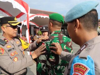 Jelang Perayaan Natal dan Tahun Baru, Pores Pamekasan Menggelar Apel Gelar Pasukan Ops Lilin Semeru 2024