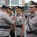 Kapolres Pamekasan Pimpin Sertijab 2 PJU dan 3 Kapolsek