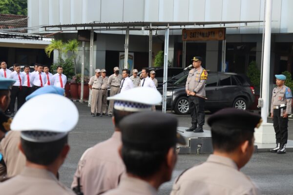 Inilah Penekanan Kapolres Pamekasan Saat Apel Pagi, Dukung Penuh Program Asta Cita, Jahui Narkoba, Judol dan KDRT