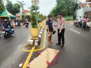 Pelajar SLTP Balap Liar Jadi Korban Laka Lantas Di Pamekasan, Polisi Berikan Himbauan