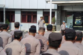 Penekanan Kapolres Pamekasan Saat Apel Pagi, Hindari Segala Bentuk Pelanggaran