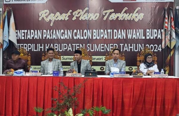 KPU Sumenep Gelar Rapat Pleno Terbuka untuk Tetapkan Fauzi-Imam sebagai Bupati-Wabup Terpilih pada Pilkada 2024