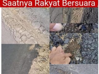 Rehab Jalan Tengeng -Rembun Kab Pekalongan Nilai Satu  Milyar Banyak Yang Rusak, Diduga Tender lelang Turun Satu Persen