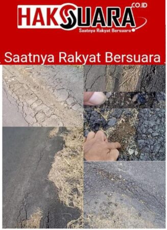 Rehab Jalan Tengeng -Rembun Kab Pekalongan Nilai Satu  Milyar Banyak Yang Rusak, Diduga Tender lelang Turun Satu Persen