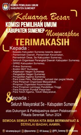 Keluarga Besar Komisi Pemilihan Umum Kabupaten Sumenep