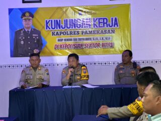 Pastikan Harkamtibmas Ramadhan Kondusif Di Wilayah Jajaran Polsek Pantai Utara, Kapolres Lakukan Kunker