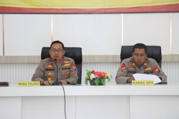 Pengamanan Arus Mudik dan Arus Balik Lebaran, Polres Pamekasan Gelar Latpraops Ketupat Semeru 2025