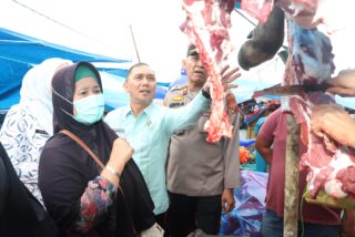 Jelang Ramadan, Sekda Tapsel Sidak Ke Pasar Sipirok