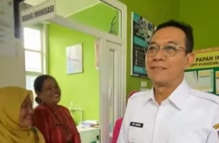 Bupati Tapsel H. Gus Irawan Kunjungi Puskesmas Pargarutan