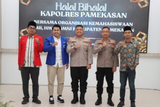 Kapolres Pamekasan Halal Bihalal Bersama PMII,HMI dan GMNI