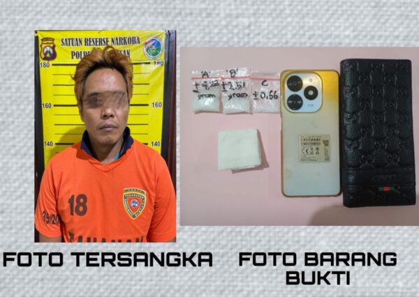Diduga Pengedar Narkoba, Pelaku Inisial AM Warga Pakong Pamekasan Ditangkap Polisi