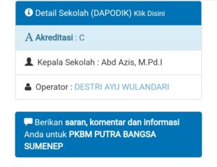Diduga Manipulasi Data Siswa dan Sarana Prasarana, Kepala PKBM Putra Bangsa Sumenep Harus Bertanggungjawab