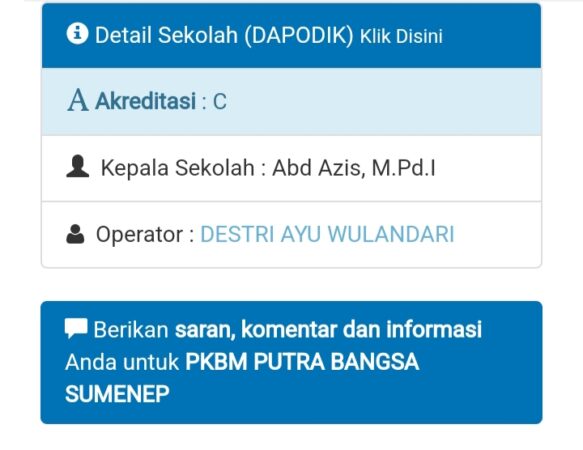 Diduga Manipulasi Data Siswa dan Sarana Prasarana, Kepala PKBM Putra Bangsa Sumenep Harus Bertanggungjawab