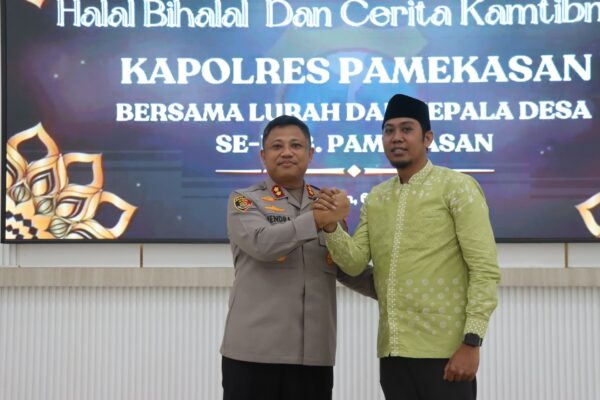Gelar Halal Bihalal dan Cerita Harkamtibmas, Kapolres Pamekasan Ajak Kepala Desa dan Lurah Jaga Kamtibmas