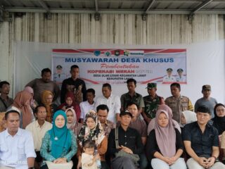 *Gelar Musyawarah Khusus Pembentukan Koperasi Merah Putih Pemdes Ulak Lebar Dukung Program presiden prabowo subianto bupati dan wakil bupati lahat Bursa zarnubi S.E dan widia ningsih S.H M.H*