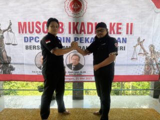 Konsolidasi Kuat di Muscab II, Adv. Ahmad Yusup,SHI, MH. Kembali Pimpin IKADIN Pekalongan