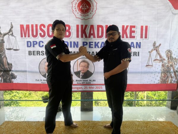 Konsolidasi Kuat di Muscab II, Adv. Ahmad Yusup,SHI, MH. Kembali Pimpin IKADIN Pekalongan