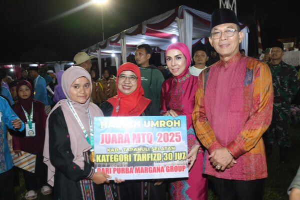 Kafilah Kecamatan Sayur Matinggi Raih juara  umum MTQ Ke-57  Tapsel