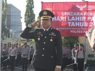 Polres Pamekasan Gelar Upacara Peringatan Hari Lahir Pancasila, Memperkokoh Ideologi Pancasila, Menuju Indonesia Raya