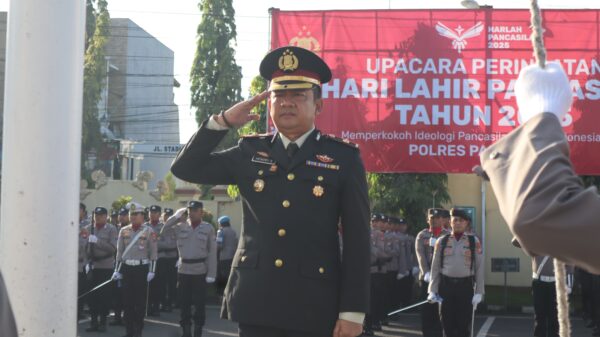 Polres Pamekasan Gelar Upacara Peringatan Hari Lahir Pancasila, Memperkokoh Ideologi Pancasila, Menuju Indonesia Raya
