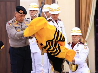 Kapolri Pimpin Upacara Pemuliaan Nilai-Nilai Tribrata Dalam Rangka HUT Bhayangkara ke-79