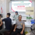 Jelang Hari Bhangkara Ke-79, Polres Pamekasan Gelar Bakti kesehatan Vaksinasi Influenza
