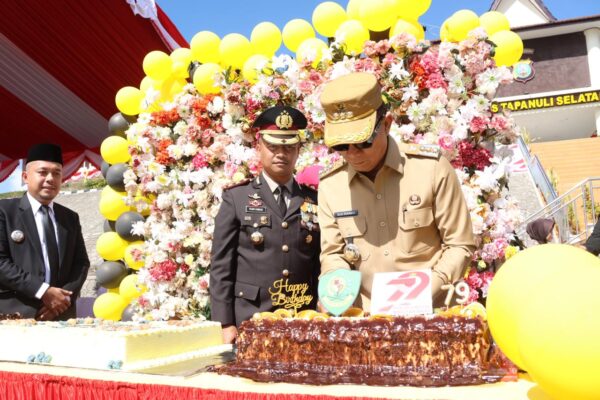 Diusia Ke -79 Polri  Polres Tapsel  Contoh Nyata Bersinergi  Pemerintah Daerah  dapat Berjalan Harmonis  Kepada Masyarakat Tapsel