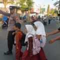 Pengaturan Pagi, Personel Mengajak Masyarakat Pamekasan Untuk Menjadi Pelopor Keselamatan Berlalu Lintas, Dan Dukung Ops. Patuh Semeru 2025