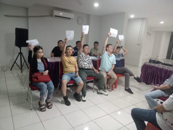 Sempat Terjadi Ketegangan, Panmus Pemilihan Ketua RW 10 Pluit Sukses Gelar Rapat